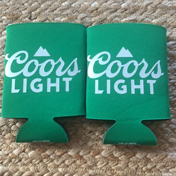 Coors Light Dining Coors Light Set Of 2 Standard Koozies Poshmark